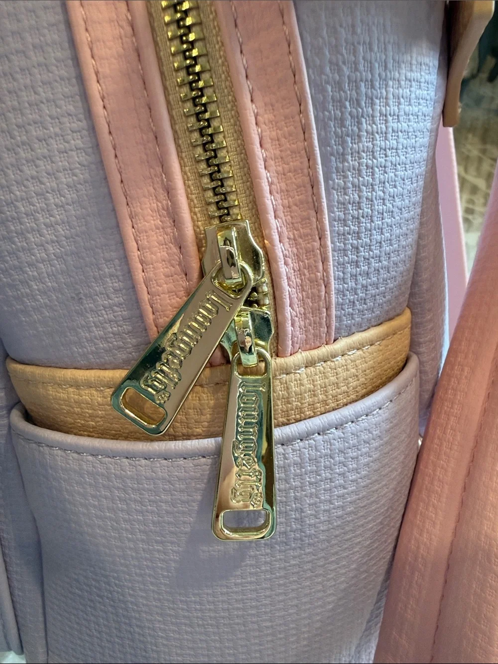 Disney parks x Loungefly Kids Figment Mini Backpack in Lavender and Pink